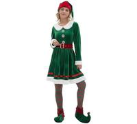 Christmas Costume Women Set With Santas Helper Role Play Influence And Festive Dress Outfit For Performances Costume With Circus Inspired Accents And Playful Look