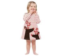 Christmas Costumes For Kids,Red Long Sleeve Princess Plush Trim Xmas Party Dress Elf Girls My First Outfit Baby Girl Kids Tree Costume Knitted Clothes Bucket Hat (Red#2,2-3 Years)