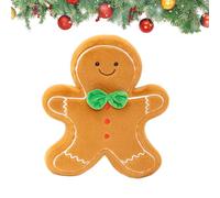 Christmas Couch Pillows - Plush Christmas Tree Gingerbread Sofa Cushion | Decorative Sofa Pillow | for Party Planners Homeowners Bedroom Office Bedside Nightstand Window Sill Guest Room Apartment