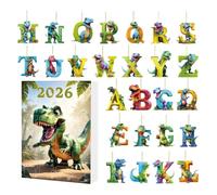 Christmas Count Down Calendar Set LanguageLearning 2D Flat Decoration
