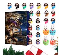 Christmas Countdown, 24-Day Pop-Up Gift Set, Jesus Figurine Decor, Traditional Religious Gift, for Family Celebrations, Sunday School & Christmas Displays