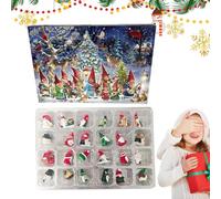 Christmas Countdown,24 Days Christmas Countdown Calendar - Gnome Collectible Decorations for Adults Kids Holiday Party School Home Classroom Daily Family Activity