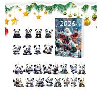 Christmas Countdown 2D 2025 24 Days Christmas Ornament Cute Lovely Home Decoration for Adults Holiday Party