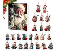 Christmas Countdown 2D Acrylic Cat Merry Christmas Decor