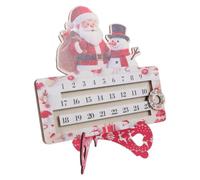 Christmas Countdown Advent Calendar 25 Days Wooden Blocks