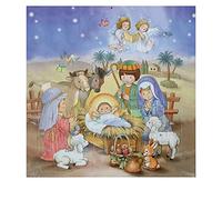 Christmas Countdown Advent Calendar Nativity - 24 Windows - Design 6 8473