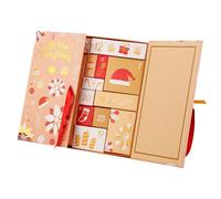 Christmas Countdown Box - 30.5x33.5cm 24 Days Countdown Calendar Package Wrap, Seasonal Ornaments, Make Your Own Christmas Advent CountdownCalendar, Creative Fillable Candy Case For Kids Adults