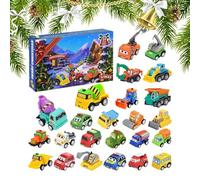 Christmas Countdown Calendar - 13.46 x 19.81 x 3.81 cm, ABS, Advent Countdown | 2025, Reusable Holiday Calendar with Numbered Days and Festive Design, and Children's Decoration