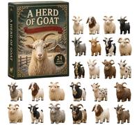 Christmas Countdown Calendar 2026 2D Goat Funny Christmas Decor For Kids | Open Daily Interactive Doors Through The 24 Day Countdown, Cute Goat Surprises For Boys, Girls, And Adults