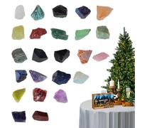 Christmas Countdown Calendar,24-Day 2025 Natural - Holiday Science Theme Gems Calendar,for Kids Teen Girls Boys Nature Lovers Explorer Traveler Holiday Birthday Party