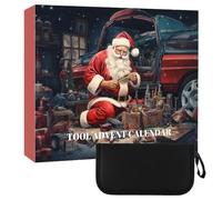 Christmas Countdown Calendar | 24 Day Christmas Survival Kit Countdown Calendar With Tools And Gadgets | Outdoor Repair Gear For Disaster Preparedness, Fathers, ḊIY Projects, Camping, Adventure