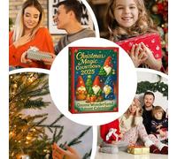 Christmas Countdown Calendar | 24 Days Gnome Figures Pendants Christmas Calendar - 2D Home Decor - for Men Women December Holiday Window Shelf Table Car Entryway Office Shops Party Teens Kids Boys