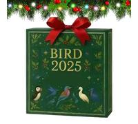 Christmas Countdown Calendar - 2D Birds Ornament Design with Daily Surprise Toys, Cute Holiday Calendar for 2025 Festive Decorations, Perfect for Kids Teens Students Friends Daughter Granddaughter Gif