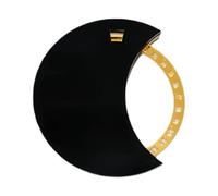 Christmas Countdown Calendar | 30 Days Strong Magnets Countdown | Moon Shaped Fridge Magnets with Rotating Wheel | For Various Parties Events Kitchen Class Cabinet Door