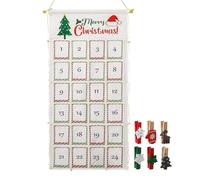 Christmas Countdown Calendar,Advent Board For Photo Collage - 24 Photo Board - For Wall Decoration Home, Memory And Souvenir