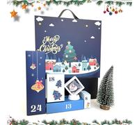 Christmas Countdown Calendar | Advent Boxes To Fill 24 Days,Empty Containers for Adult Teen Girls Birthday Halloween Holiday Celebration