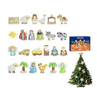 Christmas Countdown Calendar Advent Christmas DIY Keychains Crafts