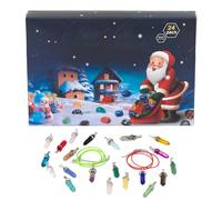 Christmas Countdown Calendar - Advent with Crystal Pendant, 24-Day Christmas Gift Box 2025 with Collectible Stone Pendants, First Class Memory Accessories for Children, Teenagers, Girls