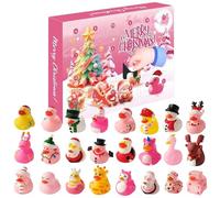 Christmas Countdown Calendar - Calendar Little Ducks, Miniature Ducks Countdown | Advent Calendars with Rubber Ducks, 24 Day Advent Advent Advent Calendars for Kids Christmas Holiday