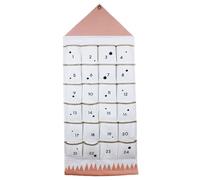 Christmas Countdown Calendar, Christmas Advent Calendar 2025 Fabric Wall Hanging Fillable Advent with 24 Pockets for Home Xmas Countdown Decoration