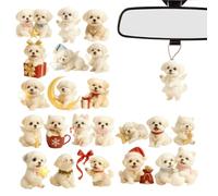 Christmas Countdown Calendar, Collectible 2025 Pendant 2D - Countdown Festive Ornament for Dog Lovers | For Children Adults Dog Lovers For Wall Window Door