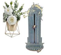 Christmas Countdown Calendar, Desktop Calendar Decoration Made of Wood, Hans Gruber Falling Off Plaza, The Hard , Countdown Calendar for Bedroom