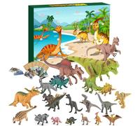 Christmas Countdown Calendar - Dinosaur Toys Christmas Countdown | Cute Animal Toy Countdown To Christmas Calendar | Advent Calendar 2024 Kids | Dinosaur Advent Calendar 2024 Table Decor Collectible