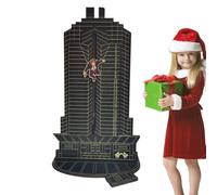 Christmas Countdown Calendar - Hans Gruber Falling Off Plaza Advent Calendar | Die Hard Countdown Calendar P,Wooden Table Top Calendar