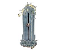 Christmas Countdown Calendar - Hans Gruber Falling Off Plaza Calendar, Advent Calendar Decoration, Christmas Advent Countdown Calendar, Robust, Durable for the Desk, A.blue, 15 x 27 cm, See
