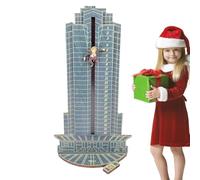 Christmas Countdown Calendar:Holiday Countdown,Christmas Countdown Timer,Wooden Desk Calendar Decor | Hans Gruber Falling Off Plaza Die Hard