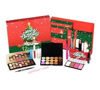 Christmas Countdown Calendar Makeup 2025-12 Days Cosmetics Calendar Advent, Makeup Kit For Beauty Enthusiasts Holiday Women Ladies Sisters Wives Mothers Collectors