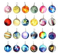 Christmas Countdown Calendar,Universe Collection Kit | Decoration Hangable Ornament Pendant 24 Days for Men Women Teen Party Kids Girls Boys Home