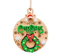 Christmas Countdown Calendar, Up to Christmas, Wall Sign, Christmas Countdown Calendar - Seasonal 25-Day Countdown Christmas Statue for Bedroom, Work Room