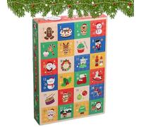 Christmas Countdown Calendars | 24 Boxes Removable Packing Box - Advents Countdown Calendar with Packaging,For Kids Teen Adults Boy Girl Woman Man Family Holiday Holiday Classroom Office
