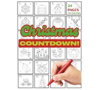 Christmas Countdown!: Christmas Advent Calendar Coloring Book