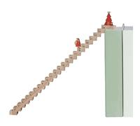 Christmas Countdown , Christmas Countdown Calendar - Father Sign - Decor, Santa Claus Climbing Stairs, Co