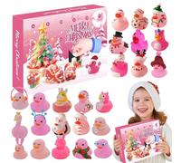 Christmas Countdown Duck Figurine, 24 Days Countdown Calendar Christmas Countdown Calendar Funny Stress Relief Table Decor for Home Bedroom