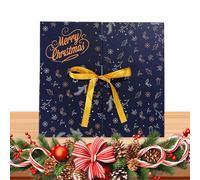 Christmas Countdown Empty Boxes - 24-Day Seasonal Ornament Set for Holiday Diy, Paper Containers with Festive Design for Winter Celebrations, Men, Women, College Students