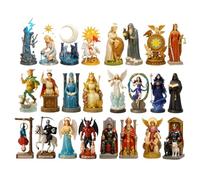 Christmas Countdown Figure, 2D Statue Decorations, Tarot Countdown Figurines 2025, for Adult Youth Student Friend Door Handle Home Party Car Interior Display