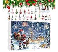 Christmas Countdown Figures Plush Hanging Figures 24 Day Christmas Tree Gnome For Easter Adults Seasonal Teens Parties Halloween Thanksgiving