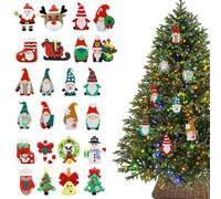 Christmas Countdown, For Teens Daughter Son, Keepsake Charm Collection, Hand-Painted Decorative 3D Pendants, Daily Advent Activity Engagement, Premium Holiday Ornaments, Home Office School Decor