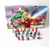 Christmas Countdown Gift 24-Day Blind Box Building Block Toy OPP Bag Avengers Gen 2 Figures