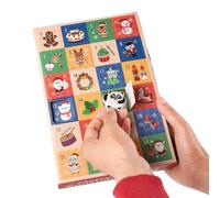 Christmas Countdown Gift Box - Folding Box 24 Compartments for - Per Pack | For Teenagers Adults Family Holiday Party School Office