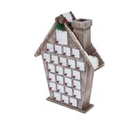 Christmas Countdown: Miniature House Style Calendar, Drawer Storage Layout, Reusable Seasonal Activity Device, Fun Decorative Set, A