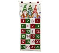 Christmas Countdown Pockets 24 Days Large Soft Portable Festive