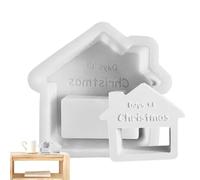 Christmas Countdown Sculpture Mold - Reusable Advent Statue Mould, Countdown to Christmas, Plaster Making Mould for Festive Atmosphere for Study Room, Cham