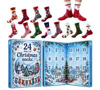 Christmas Countdown Socks 12 Days Count Down To Christmas Supplies