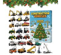 Christmas Countdown Toy,2D Acrylic Christmas Decoration,2025 Countdown Calendar Acrylic Die-cast Machines Pendant | Women Boys Girls Youth Teens Wife Husband Son Daughter Family Friends