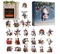 Christmas Countdown Toy - 2D Acrylic Flat Christmas Pendant - Countdown 24 Days Naval Mouse Pendant | For Men Women Boys Girls Teens