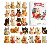 Christmas Countdown Toy | 2D Flat Acrylic Pendant | 24 Days Countdown Calendar with Decoration,For Men Women Boys Girls Youth Teenagers and Family